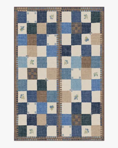 Ruggable Stonefruit Blue Flatwoven Rug