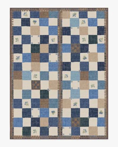 Ruggable Stonefruit Blue Flatwoven Rug