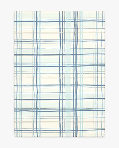 Ruggable Storytime Plaid Denim Blue Play Mat