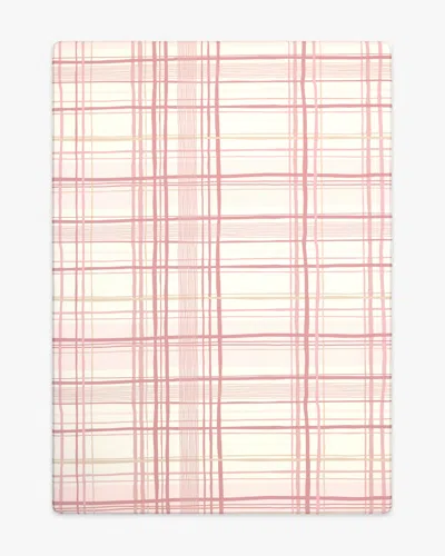 Ruggable Storytime Plaid Rose Pink Play Mat