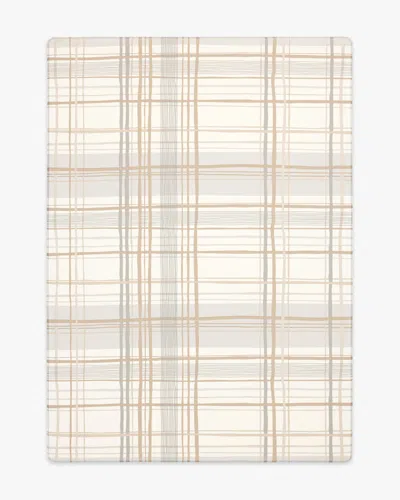 Ruggable Storytime Plaid Sand Play Mat In Neutral