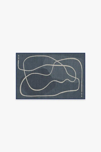 Ruggable Strova Dusk Blue Flatwoven Rug