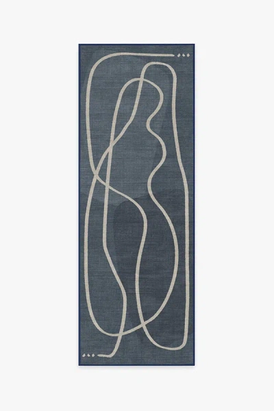Ruggable Strova Dusk Blue Flatwoven Rug