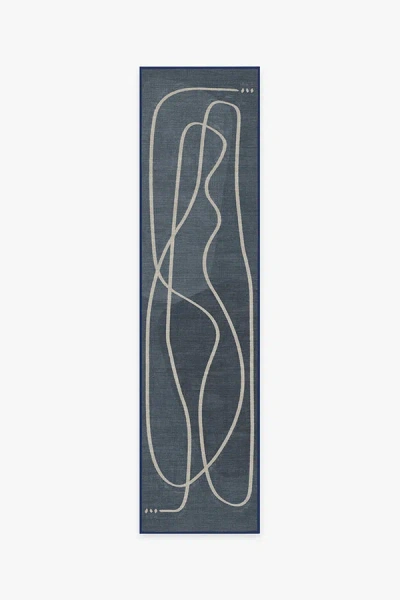 Ruggable Strova Dusk Blue Flatwoven Rug