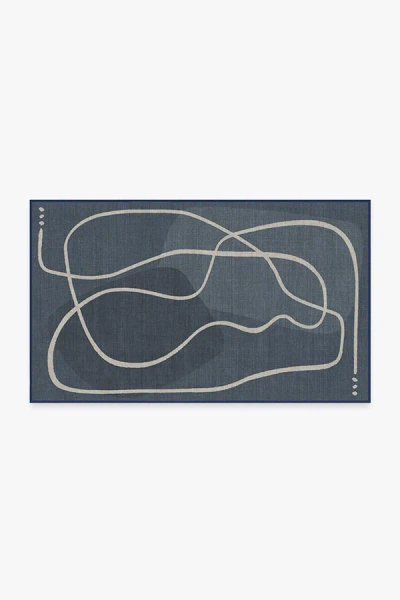 Ruggable Strova Dusk Blue Flatwoven Rug