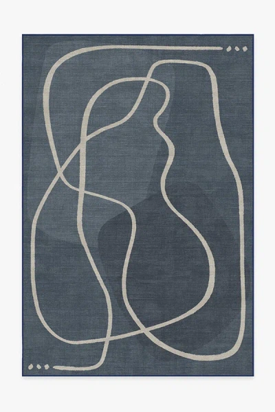 Ruggable Strova Dusk Blue Flatwoven Rug