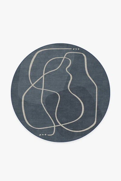 Ruggable Strova Dusk Blue Flatwoven Rug In Multi