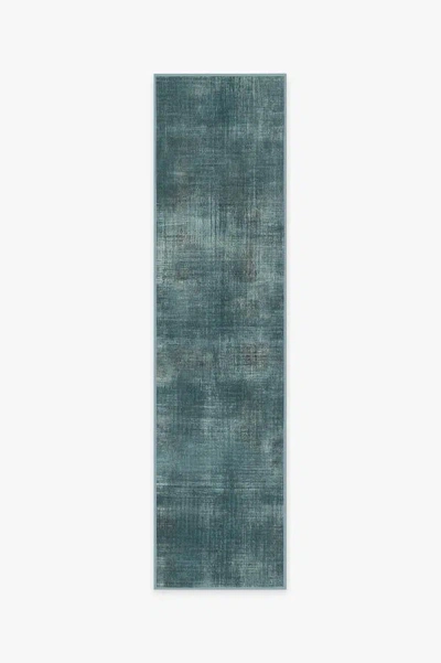 Ruggable Sudaria Solid Teal Blue Flatwoven Rug