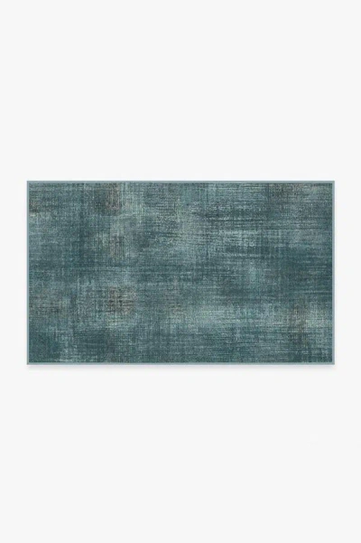 Ruggable Sudaria Solid Teal Blue Flatwoven Rug