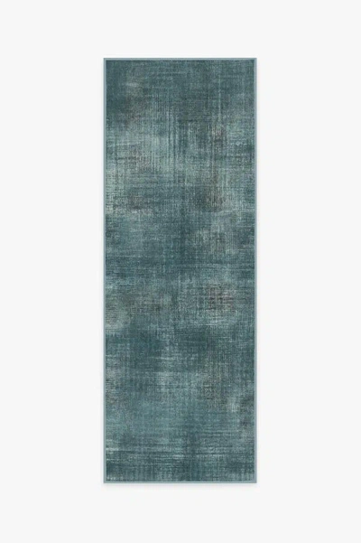 Ruggable Sudaria Solid Teal Blue Flatwoven Rug