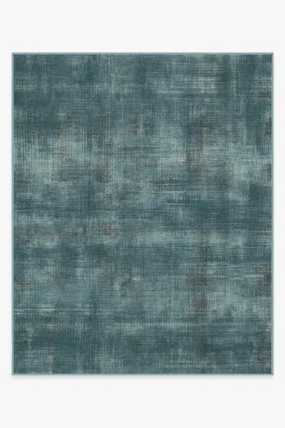 Ruggable Sudaria Solid Teal Blue Flatwoven Rug