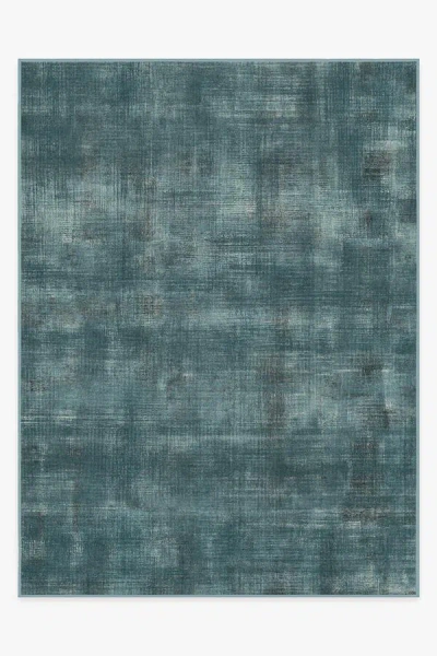 Ruggable Sudaria Solid Teal Blue Flatwoven Rug
