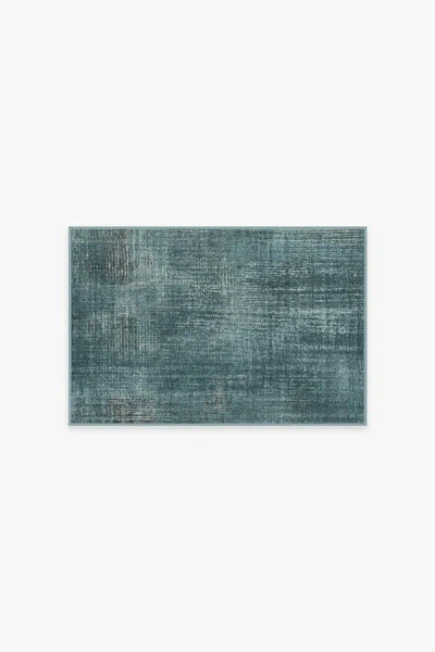 Ruggable Sudaria Solid Teal Blue Flatwoven Rug