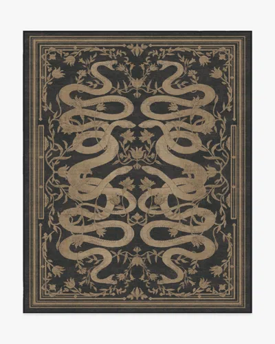 Ruggable Sumaya Soft Black Flatwoven Rug By Martyn Lawrence Bullard