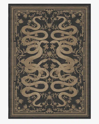 Ruggable Sumaya Soft Black Flatwoven Rug By Martyn Lawrence Bullard In Blue