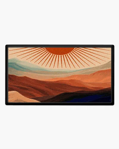 Ruggable Sunrise Mountain Dusk Large Doormat In Multi