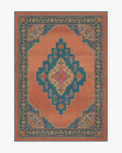Ruggable Sunset Bazaar Tropic Coral Flatwoven Rug By Matthew Williamson In Multi