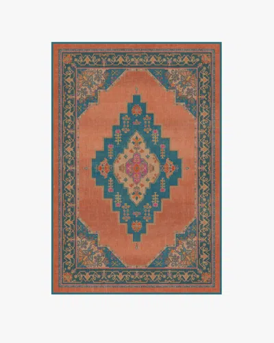Ruggable Sunset Bazaar Tropic Coral Flatwoven Rug By Matthew Williamson In Multi