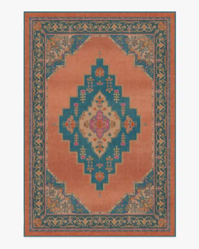 Ruggable Sunset Bazaar Tropic Coral Flatwoven Rug By Matthew Williamson In Multi