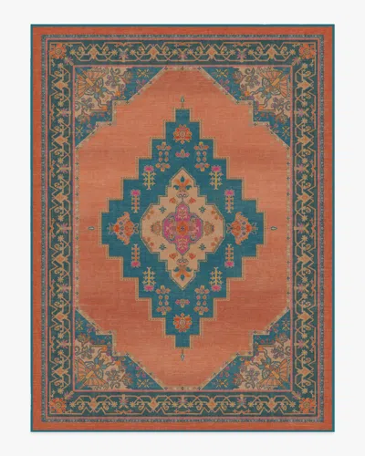 Ruggable Sunset Bazaar Tropic Coral Flatwoven Rug By Matthew Williamson In Multi