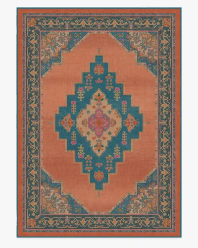 Ruggable Sunset Bazaar Tropic Coral Flatwoven Rug By Matthew Williamson In Multi