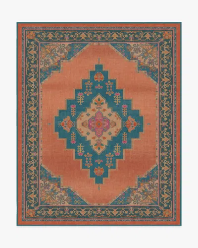Ruggable Sunset Bazaar Tropic Coral Flatwoven Rug By Matthew Williamson In Multi
