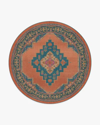 Ruggable Sunset Bazaar Tropic Coral Flatwoven Rug By Matthew Williamson In Orange