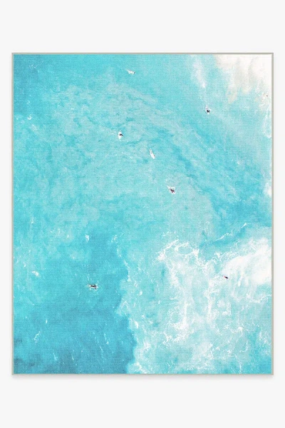 Ruggable Surfers Ocean Blue Outdoor Rug By Gray Malin In Animal Print