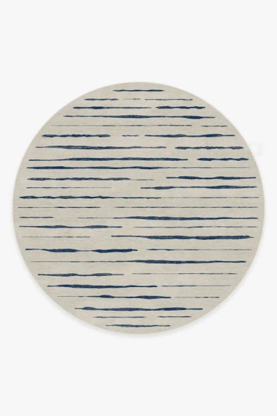 Ruggable Talas Stripe Indigo Flatwoven Rug In Black