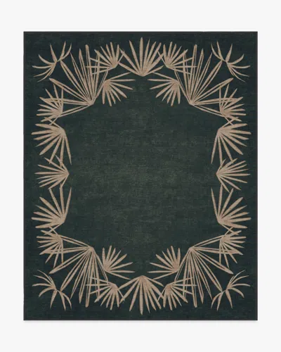 Ruggable Tarsila Forest Flatwoven Rug By Justina Blakeney In Black