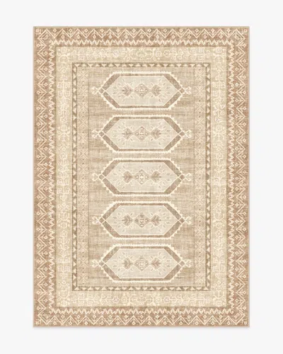 Ruggable Tawnie Taupe & Cream Flatwoven Rug In Brown