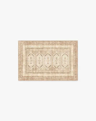 Ruggable Tawnie Taupe & Cream Flatwoven Rug In Brown