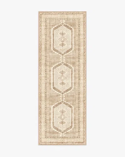 Ruggable Tawnie Taupe & Cream Flatwoven Rug In Brown