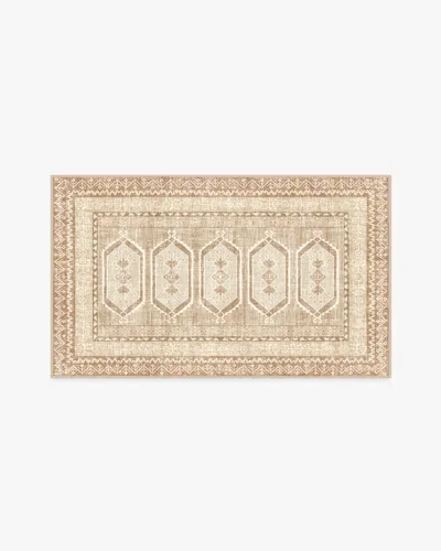 Ruggable Tawnie Taupe & Cream Flatwoven Rug In Brown