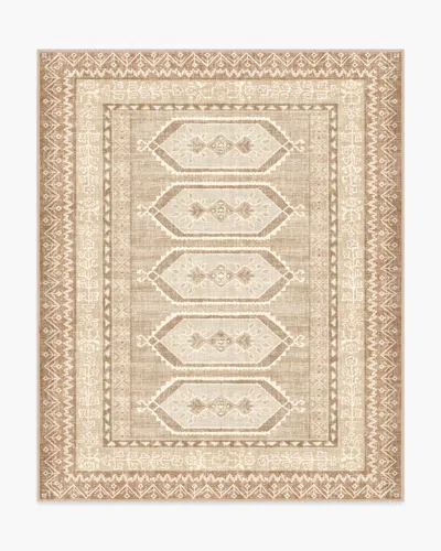 Ruggable Tawnie Taupe & Cream Flatwoven Rug In Brown