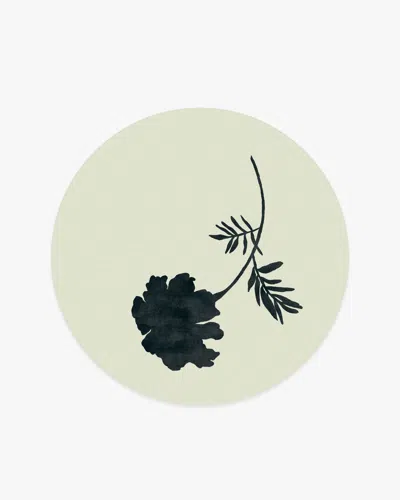 Ruggable Temple Silhouette Ivory & Charcoal Flatwoven Rug By The Local Project In Neutral