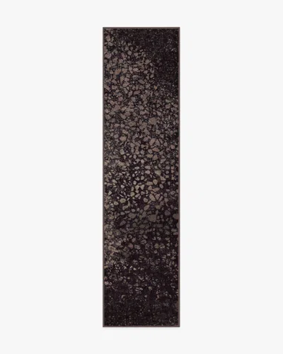 Ruggable Terran Burgundy Flatwoven Rug By Architectural Digest In Black