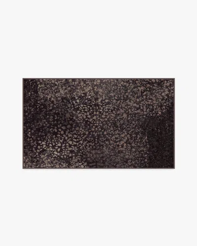 Ruggable Terran Burgundy Flatwoven Rug By Architectural Digest In Black