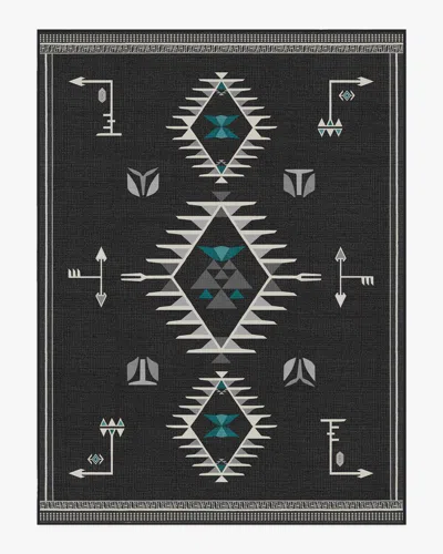 Ruggable The Child Charcoal Flatwoven Rug In Multi