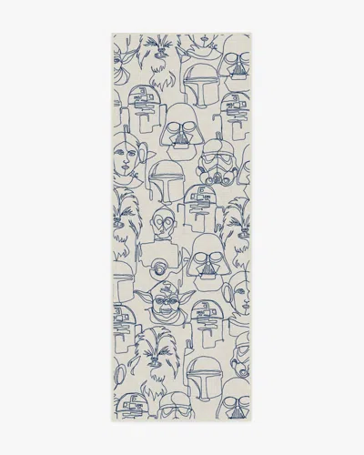 Ruggable The Saga Delft Blue Flatwoven Rug