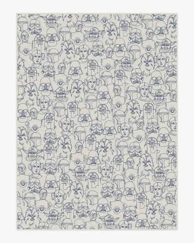 Ruggable The Saga Delft Blue Flatwoven Rug