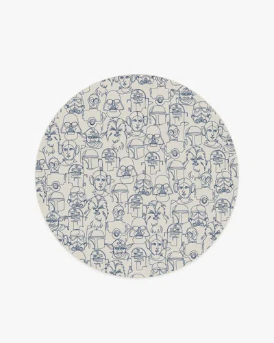 Ruggable The Saga Delft Blue Flatwoven Rug