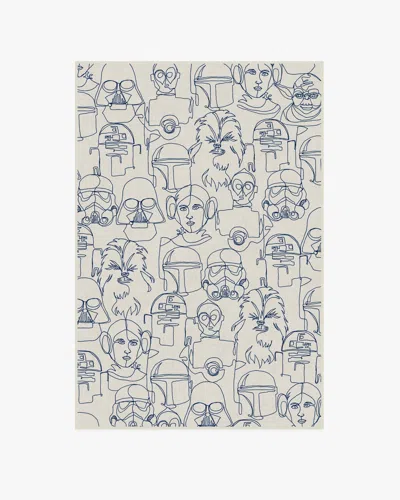 Ruggable The Saga Delft Blue Flatwoven Rug