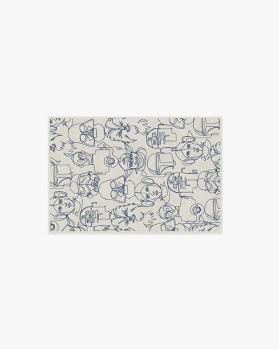 Ruggable The Saga Delft Blue Flatwoven Rug