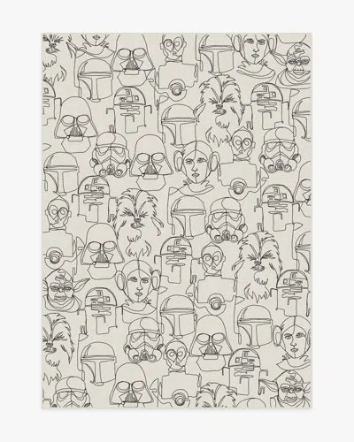 Ruggable The Saga White & Black Flatwoven Rug
