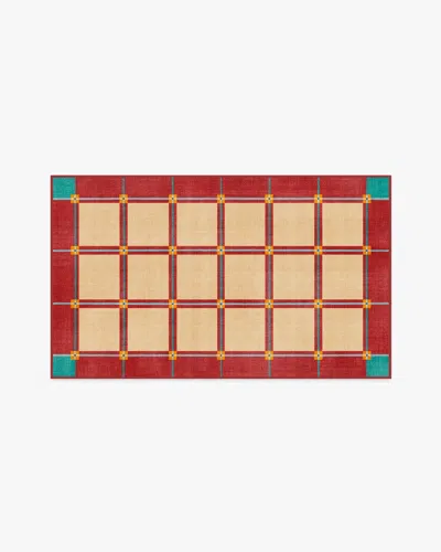 Ruggable This House Is A Home Brick Red Flatwoven Rug By Dan Pelosi