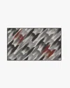 Ruggable Tie Fighter Houndstooth Black Flatwoven Rug In Multi