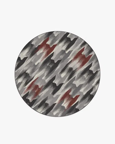 Ruggable Tie Fighter Houndstooth Black Flatwoven Rug In Multi
