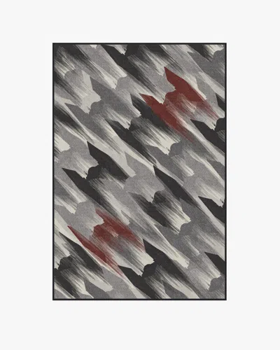 Ruggable Tie Fighter Houndstooth Black Flatwoven Rug In Multi