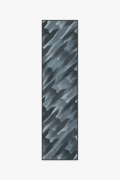 Ruggable Tie Fighter Houndstooth Blue Flatwoven Rug